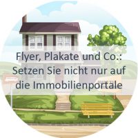 Haus, Wohnung, verkaufen, Immobilienportale, Flyer, Düsseldorf